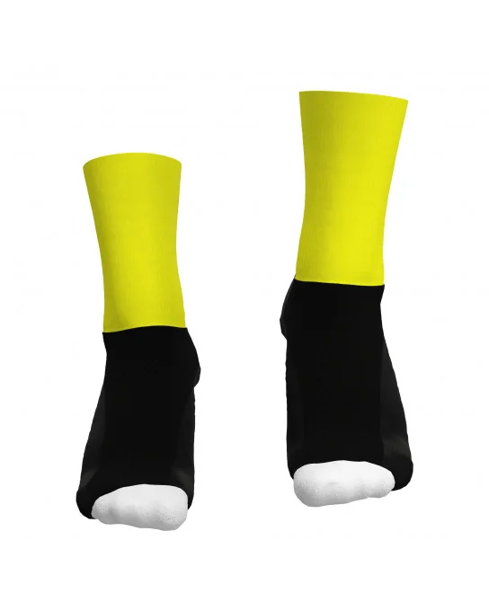 Paire de chaussettes cyclisme aéro Marianne Signal