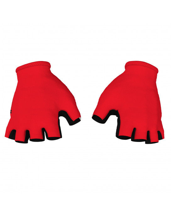 Gants Cyclisme de Vélo Eté Demi Doigt Gant Réfléchissant Gel Bicyclette -  FONDUPIN - Rouge - Mixte