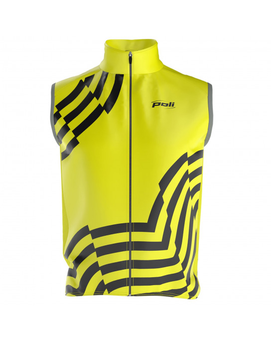 Acheter gilet de cyclisme sans manches Loeffler Gilet de vélo M Windshell -  jaune fluo?