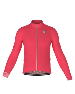 Maillot vélo manches longues unisexe - FANFAN POLI LAB | CORAIL