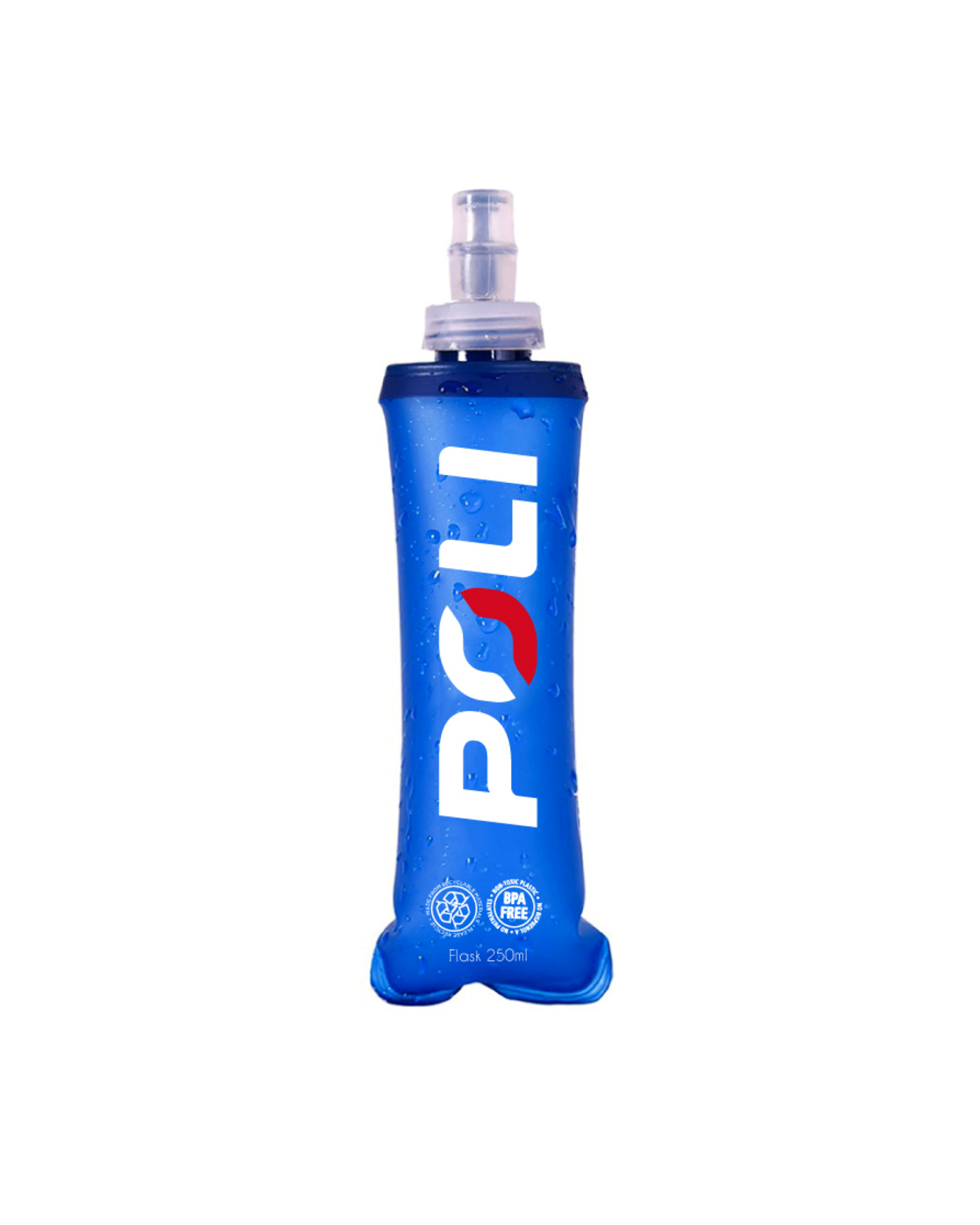 FLASQUE SOUPLE DE RUNNING 250 ML BLEUE pour les clubs et collectivités