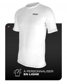 Tee-shirt sport ajusté personnalisable Polka