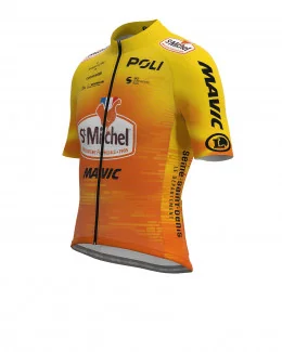 Maillot manches courtes MAVIC femme Sequence Graphique noir décor gris