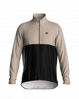 Veste vélo thermique mi-saison unisexe - WADES AXIOME | BEIGE