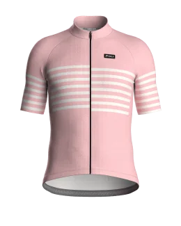 Maillot cyclisme ajusté unisexe - LINEA | ROSE
