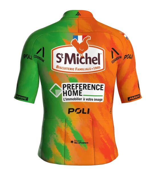 Maillot Cyclisme pro unisexe - ST MICHEL - PREFERENCE HOME - AUBER 93