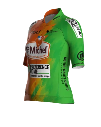 Maillot Cyclisme pro unisexe - ST MICHEL - PREFERENCE HOME - AUBER 93
