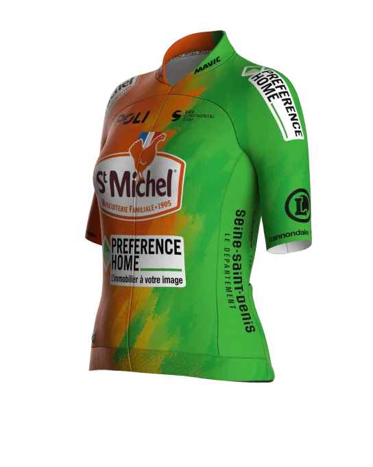Maillot Cyclisme pro unisexe - ST MICHEL - PREFERENCE HOME - AUBER 93