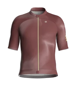 Maillot cyclisme premium unisexe - MIRAGE | MARRON