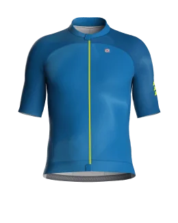 Maillot cyclisme premium unisexe - MIRAGE | BLEU CLAIR