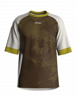 Maillot VTT manches courtes unisexe - SIERRA | MARRON