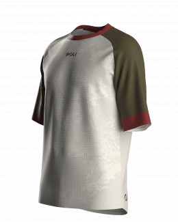 Maillot VTT manches courtes unisexe - SIERRA | BEIGE