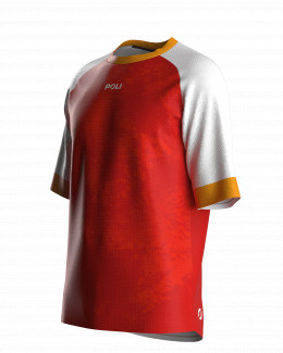 Maillot VTT manches courtes unisexe - SIERRA | ROUGE