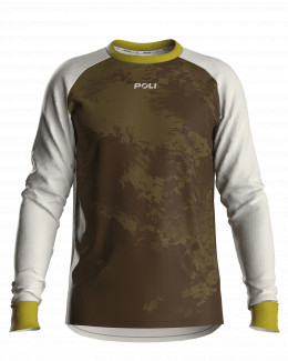 Maillot VTT manches longues unisexe - SIERRA | MARRON