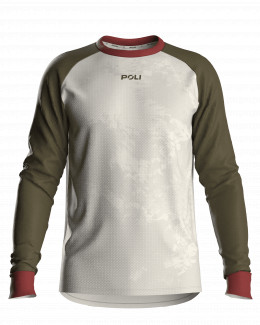Maillot VTT manches longues unisexe - SIERRA | BEIGE