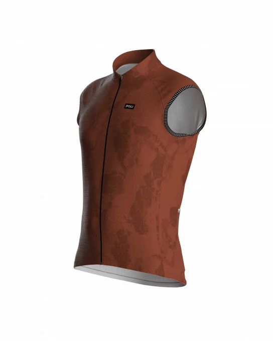 Maillot cyclisme sans manches unisexe - CARRARE