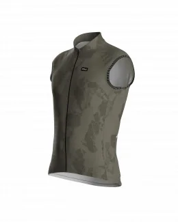 Maillot cyclisme sans manches unisexe - CARRARE | KAKI