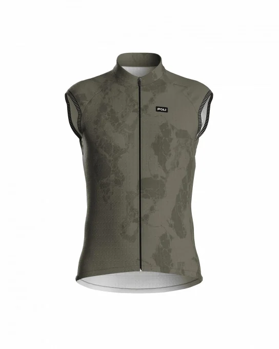Maillot cyclisme sans manches unisexe - CARRARE