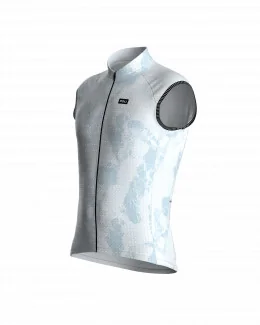 Maillot cyclisme sans manches unisexe - CARRARE | BLEU CLAIR