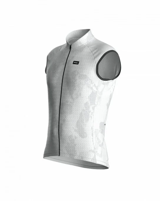 Maillot cyclisme sans manches unisexe - CARRARE
