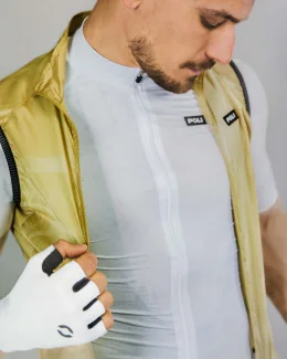 Gilet cyclisme sans manches unisexe - PRISME | JAUNE
