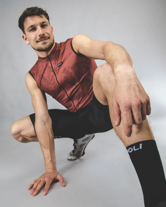 Maillot cyclisme sans manches unisexe - CARRARE