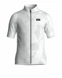 Maillot cyclisme enfant - CARRARE | BLANC
