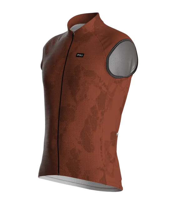 Maillot cyclisme sans manches unisexe - CARRARE