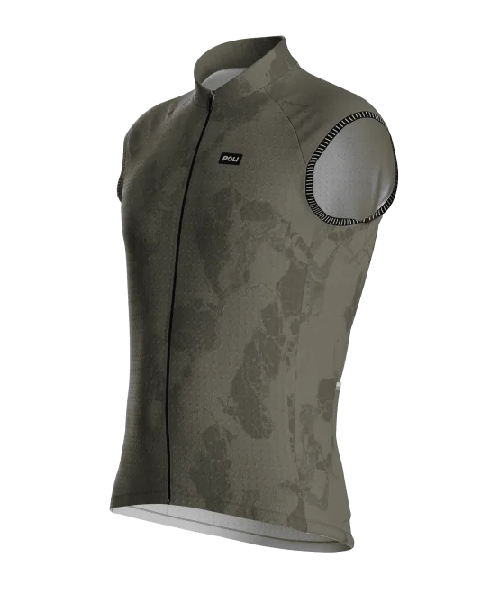 Maillot cyclisme sans manches unisexe - CARRARE