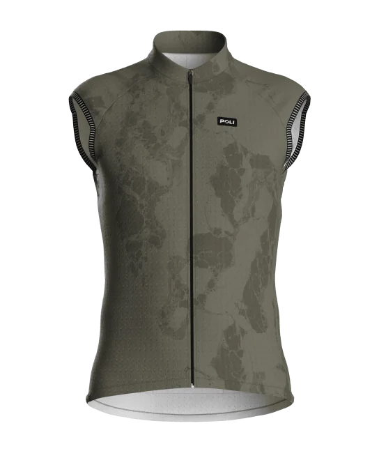 Maillot cyclisme sans manches unisexe - CARRARE