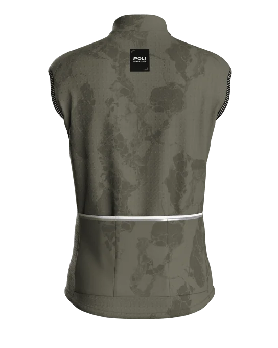 Maillot cyclisme sans manches unisexe - CARRARE