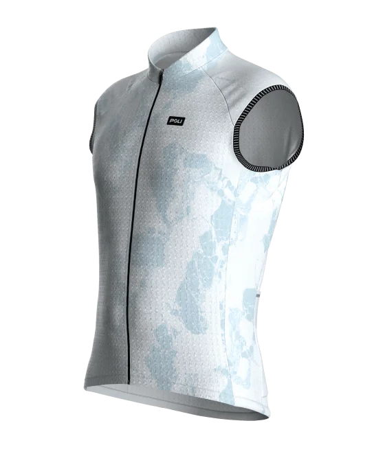 Maillot cyclisme sans manches unisexe - CARRARE