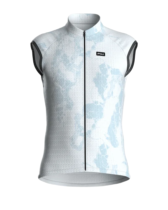 Maillot cyclisme sans manches unisexe - CARRARE