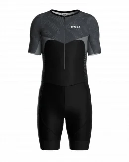Trifonction manches courtes unisexe - HYDRIS | NOIR/GRIS