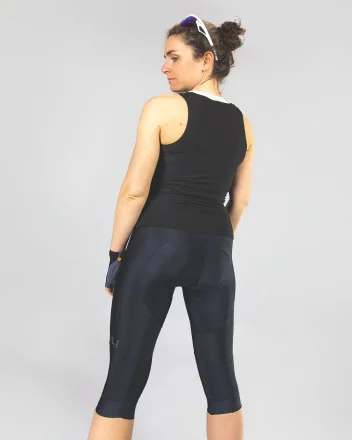 Corsaire cyclisme sans bretelles femme - CLAUDE BLACK EDITION