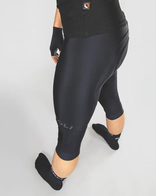 Corsaire cyclisme sans bretelles femme - CLAUDE BLACK EDITION