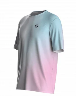 T-shirt running homme - PHOTON | BLEU/ROSE