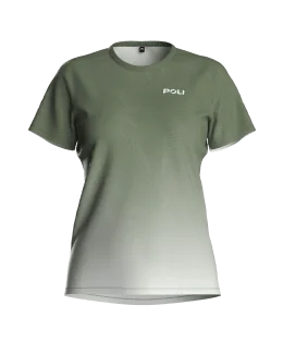 T-shirt running femme - VECTRA | KAKI