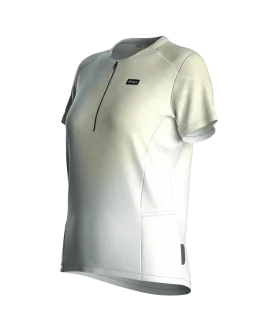 Maillot trail femme - BIOTOPE | BLEU CLAIR