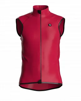Gilet cyclisme sans manches unisexe - GILL | ROUGE