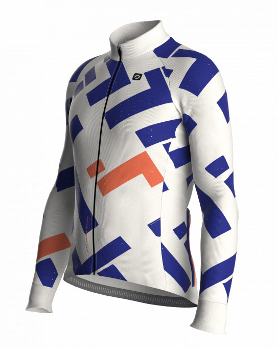 Maillot vélo manches longues unisexe - GRIDCUT
