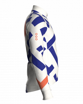 Maillot vélo manches longues unisexe - GRIDCUT