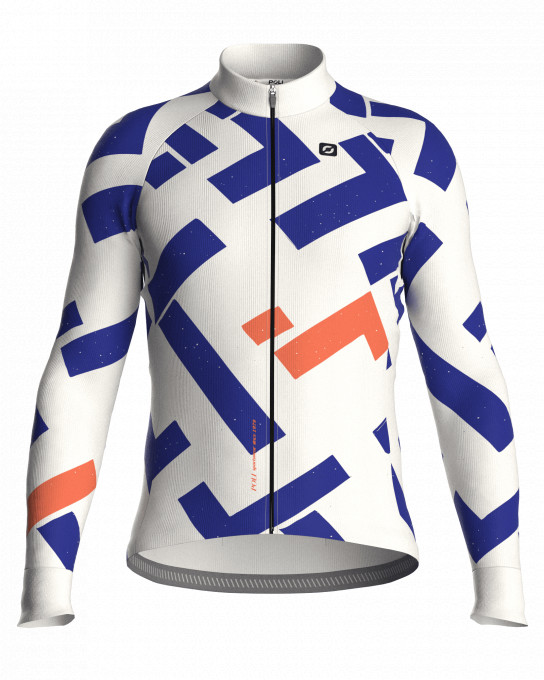 Maillot vélo manches longues unisexe - GRIDCUT