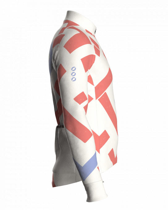 Maillot vélo manches longues unisexe - GRIDCUT