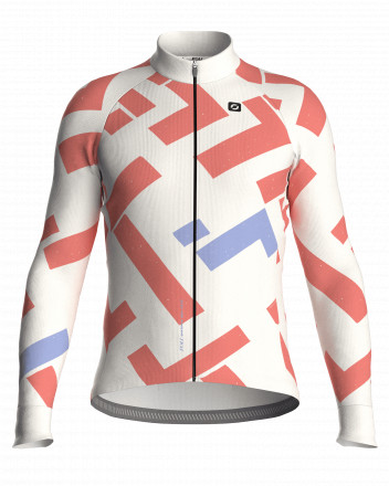 Maillot vélo manches longues unisexe - GRIDCUT