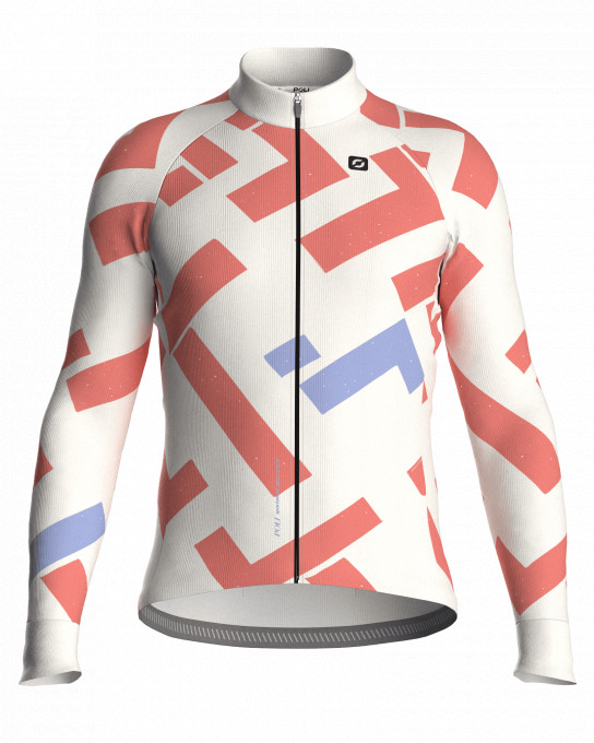 Maillot vélo manches longues unisexe - GRIDCUT