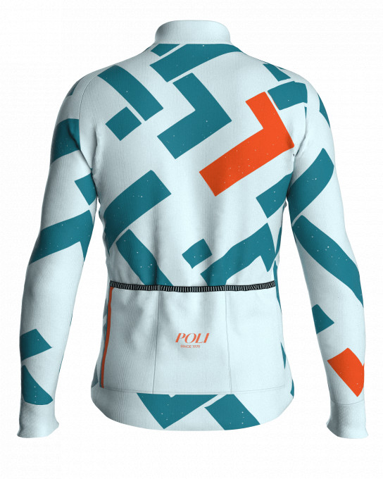 Maillot vélo manches longues unisexe - GRIDCUT