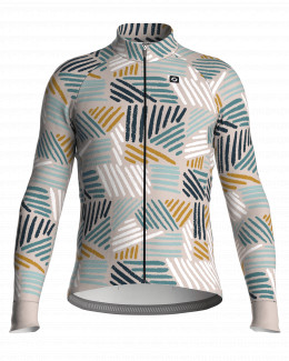 Maillot vélo manches longues unisexe - SCRIBLA