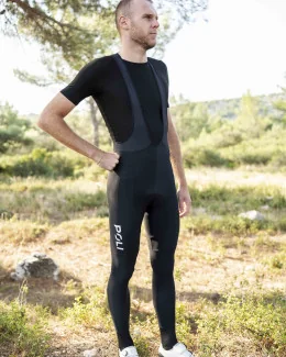 Collant cycliste à bretelles homme - DANIEL ESSENTIEL | NOIR