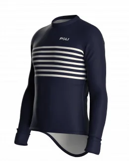 T-shirt d'aviron unisexe - LINARIS | BLEU MARINE